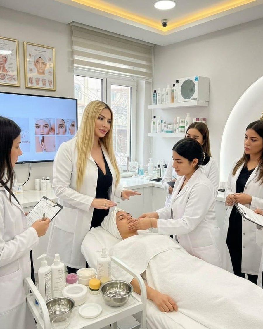 Schulung in der Rosalia Beauty Academy