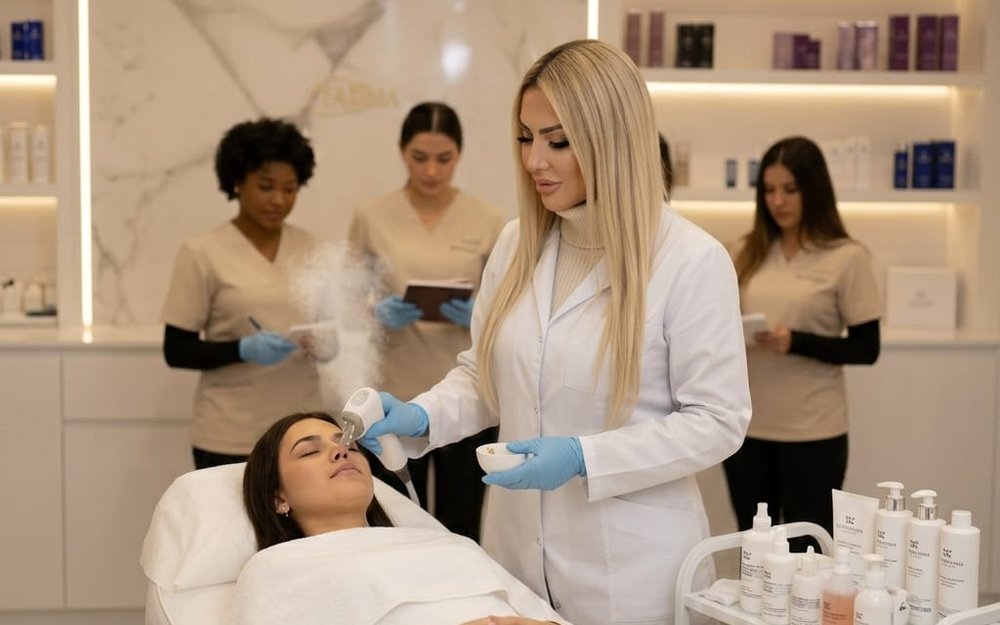 Gesichtsbehandlung bei Rosalia Beauty